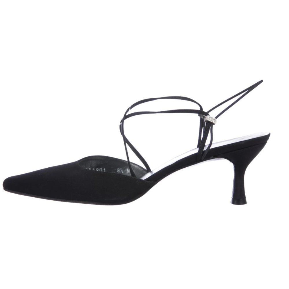 STUART WEITZMAN Canvas Slingback Pumps